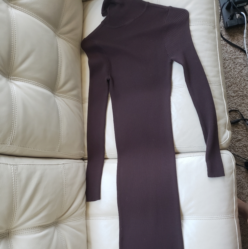 ⛄Form Fitting Ribbed Sweater Dress⛄ - Picture 2 of 2